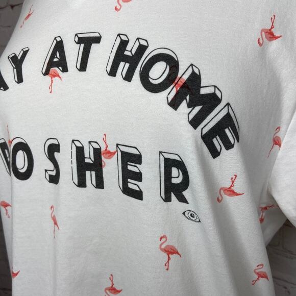 Stay At Home Posher Flamingo Tee from Oscilatey - Picture 8 of 8